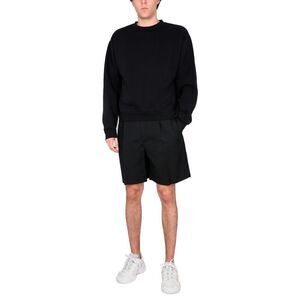 ACNE STUDIOS Crew Neck Sweatshirt Men BLACK Sweaters & Cardigans